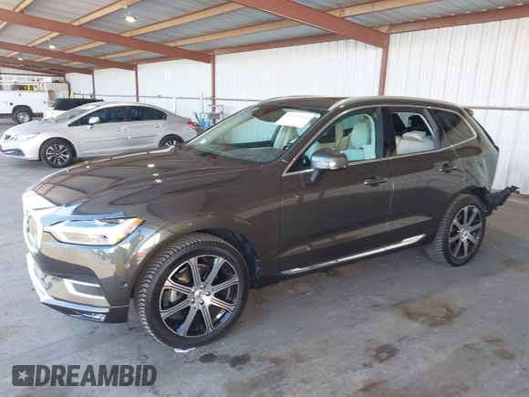2021 Volvo XC60 Inscription with VIN YV4102RL9M1694746, listed as a IAAI auction lot 42383984 with 36,643 mi miles and . Bid and sale history available at DreamBid. Image 2.