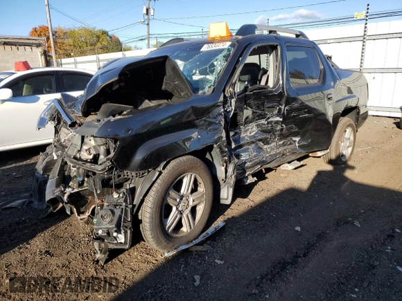 2010 Honda Ridgeline RTL with VIN 5FPYK1F58AB003793, listed as a Copart auction lot 76534474 with 0 mi miles and Salvage Title. Bid and sale history available at carsss.com. Image 1.