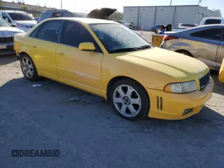 2001 Audi S4 with VIN WAURD68D61A092472, listed as a Copart auction lot 44989545 with 165,067 mi miles and Salvage Title. Bid and sale history available at carsss.com. Image 4.