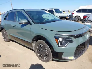 2023 Kia Niro EV Wind with VIN KNDCR3L14P5017664, listed as a IAAI auction lot 41664505 with 20,283 mi miles. Bid and sale history available at carsss.com. Image 1.