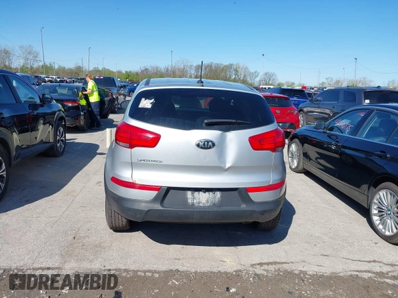 2016 Kia Sportage LX with VIN KNDPB3AC4G7812616, listed as a IAAI auction lot 42118087 with 179,500 mi miles. Bid and sale history available at carsss.com. Image 16.