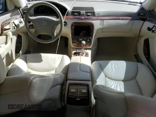 2006 Mercedes-Benz S 500 with VIN WDBNG75JX6A483736, listed as a Copart auction lot 53424695 with 86,999 mi miles and Salvage Title. Bid and sale history available at DreamBid. Image 8.