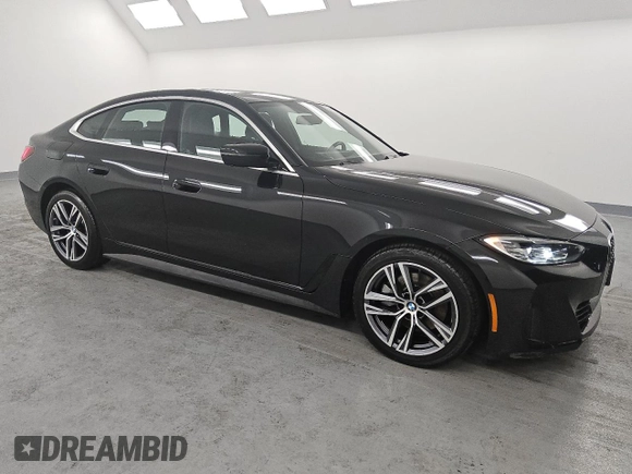2024 BMW 4 Series 430i with VIN WBA63AV08RFS57320, listed as a Copart auction lot 48373115 with 29,492 mi miles and Clean Title. Bid and sale history available at carsss.com. Image 4.