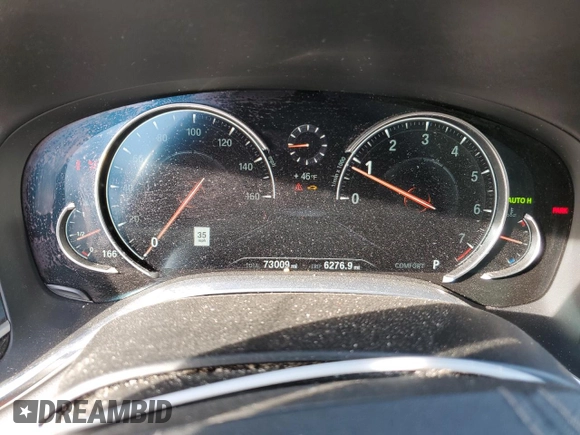 2016 BMW 7 Series 750i xDrive with VIN WBA7F2C54GG416180, listed as a Copart auction lot 53436305 with 73,009 mi miles and Salvage Title. Bid and sale history available at carsss.com. Image 9.