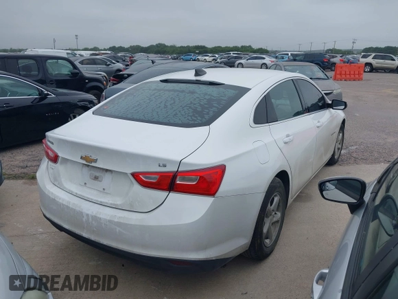 2016 Chevrolet Malibu LS with VIN 1G1ZB5ST2GF342667, listed as a IAAI auction lot 42395723 with 221,973 mi miles and . Bid and sale history available at DreamBid. Image 4.