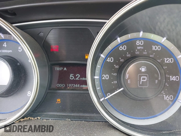 2013 Hyundai Sonata Limited with VIN 5NPEC4AC6DH535419, listed as a IAAI auction lot 42019875 with 197,344 mi miles and . Bid and sale history available at DreamBid. Image 7.