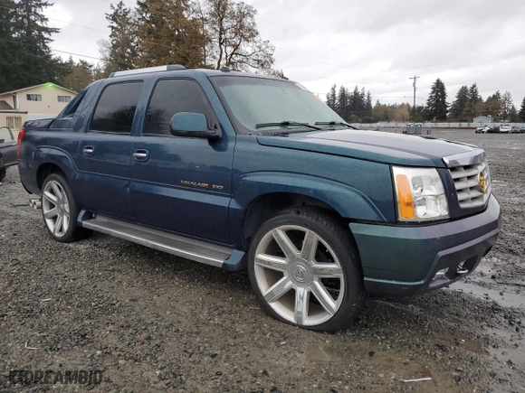 2005 Cadillac Escalade EXT with VIN 3GYEK62N05G171419, listed as a Copart auction lot 80566434 with 172,871 mi miles and Salvage Title. Bid and sale history available at carsss.com. Image 4.