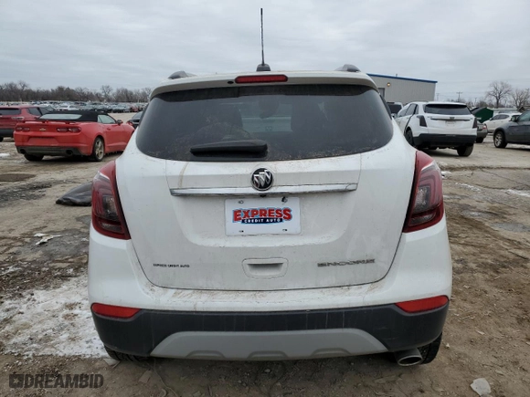 2019 Buick Encore Preferred with VIN KL4CJASB1KB942557, listed as a Copart auction lot 46124845 with 0 mi miles and Salvage Title. Bid and sale history available at carsss.com. Image 6.