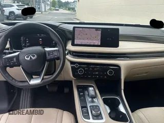 2022 Infiniti QX60 Luxe with VIN 5N1DL1FSXNC333458, listed as a Copart auction lot 61234555 with 63,665 mi miles and Clean title. Bid and sale history available at DreamBid. Image 9.