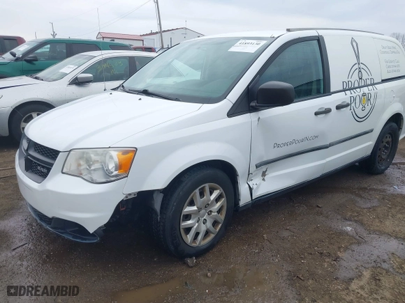 2014 Ram Cargo Van Tradesman with VIN 2C4JRGAG8ER428412, listed as a IAAI auction lot 41893130 with 97,411 mi miles. Bid and sale history available at carsss.com. Image 17.