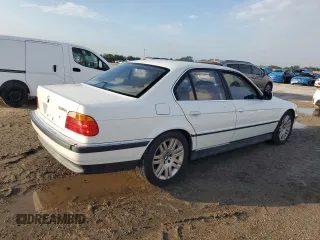 1995 BMW 7 Series 740i with VIN WBAGF6323SDH02306, listed as a Copart auction lot 41708995 with 109,902 mi miles and Clean Title. Bid and sale history available at carsss.com. Image 3.