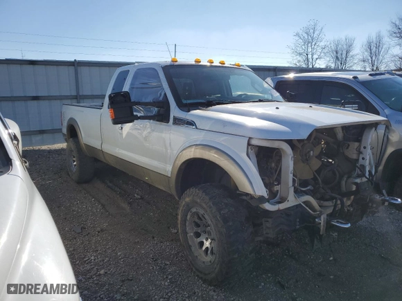 2013 Ford Super Duty F-350 SRW Lariat with VIN 1FT8X3B66DEA30856, listed as a Copart auction lot 81529334 with 0 mi miles and Salvage Title. Bid and sale history available at carsss.com. Image 4.