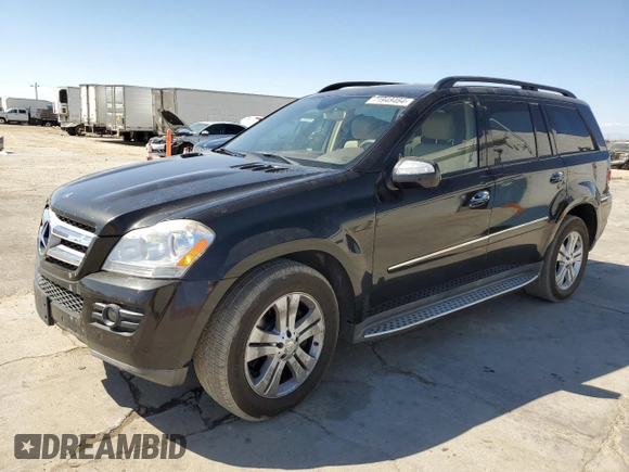 2009 Mercedes-Benz GL-Class 4.6L with VIN 4JGBF71E29A469166, listed as a Copart auction lot 71948464 with 109,291 mi miles and Salvage Title. Bid and sale history available at carsss.com. Image 1.