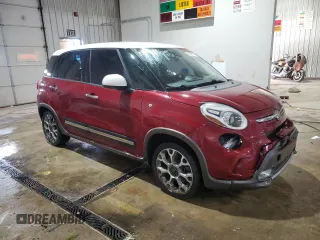 2016 FIAT 500L Trekking with VIN ZFBCFADH4GZ038065, listed as a Copart auction lot 42003775 with 77,949 mi miles and Salvage Title. Bid and sale history available at carsss.com. Image 4.