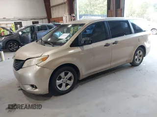 2012 Toyota Sienna with VIN 5TDZK3DC6CS258225, listed as a IAAI auction lot 42821817 with 377,789 mi miles and . Bid and sale history available at DreamBid. Image 2.