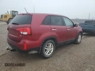 2014 Kia Sorento LX with VIN 5XYKT3A6XEG449711, listed as a Copart auction lot 55747185 with 88,795 mi miles and Clean Title. Bid and sale history available at DreamBid. Image 3.