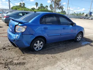 2010 Kia Rio LX with VIN KNADH4A33A6632951, listed as a Copart auction lot 72629144 with 168,289 mi miles and Salvage Title. Bid and sale history available at DreamBid. Image 3.