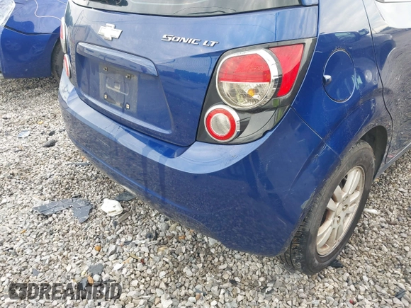 2012 Chevrolet Sonic LT with VIN 1G1JC6SH4C4207465, listed as a IAAI auction lot 42305717 with 118,858 mi miles and . Bid and sale history available at DreamBid. Image 6.