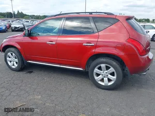 2006 Nissan Murano SL with VIN JN8AZ08W96W507878, listed as a IAAI auction lot 40136394 with 1 mi miles. Bid and sale history available at carsss.com. Image 14.