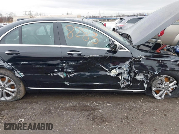 2017 Mercedes-Benz C 300 with VIN 55SWF4KB0HU224122, listed as a IAAI auction lot 41128283 with 93,861 mi miles and . Bid and sale history available at carsss.com. Image 18.