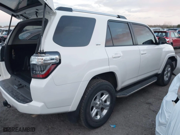 2019 Toyota 4Runner SR5 with VIN JTEZU5JR0K5211223, listed as a IAAI auction lot 41173044 with 49,904 mi miles. Bid and sale history available at carsss.com. Image 4.