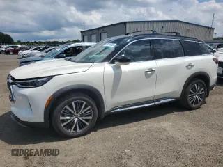 2025 Infiniti QX60 Autograph with VIN 5N1AL1HU5SC341027, listed as a Copart auction lot 65010435 with 5,180 mi miles and Salvage title. Bid and sale history available at DreamBid. Image 1.