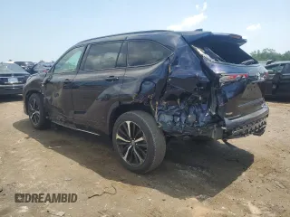 2021 Toyota Highlander XSE with VIN 5TDJZRBH1MS059191, listed as a Copart auction lot 61137125 with 44,747 mi miles and Salvage title. Bid and sale history available at DreamBid. Image 2.