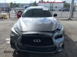 2015 Infiniti Q50 Premium with VIN JN1BV7AP1FM330183, listed as a IAAI auction lot 41788224 with 139,818 mi miles. Bid and sale history available at carsss.com. Image 12.