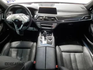 2018 BMW 7 Series 740i with VIN WBA7E2C51JG742075, listed as a Copart auction lot 65057923 with 0 mi miles. Bid and sale history available at carsss.com. Image 8.
