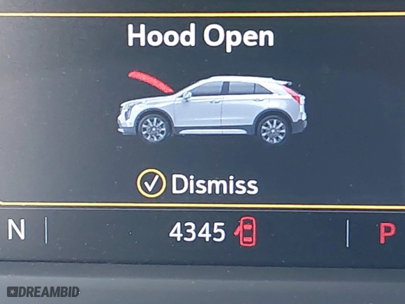 2023 Cadillac XT4 FWD Luxury with VIN 1GYAZAR41PF149914, listed as a IAAI auction lot 41709996 with 4,345 mi miles. Bid and sale history available at carsss.com. Image 16.