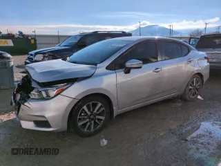 2021 Nissan Versa SV with VIN 3N1CN8EV4ML848265, listed as a Copart auction lot 46469795 with 51,987 mi miles and Salvage title. Bid and sale history available at DreamBid. Image 1.