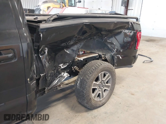 2015 Ford F-150 XLT with VIN 1FTFW1EF3FKD51350, listed as a IAAI auction lot 41413942 with 125,877 mi miles and . Bid and sale history available at carsss.com. Image 6.
