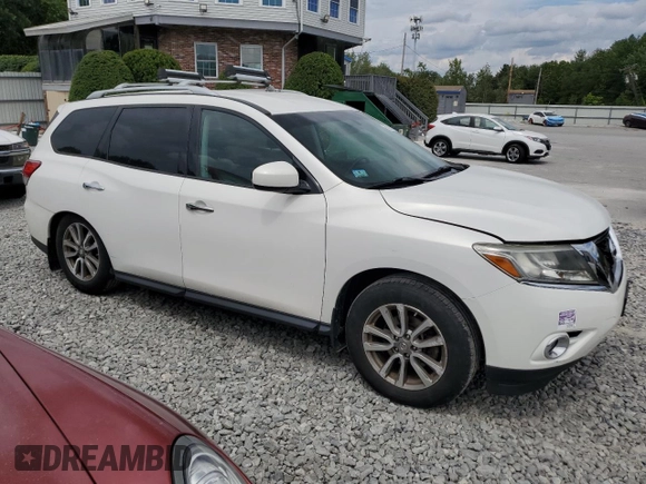 2014 Nissan Pathfinder S with VIN 5N1AR2MM6EC687828, listed as a Copart auction lot 65210805 with 139,128 mi miles and Clean title. Bid and sale history available at DreamBid. Image 4.