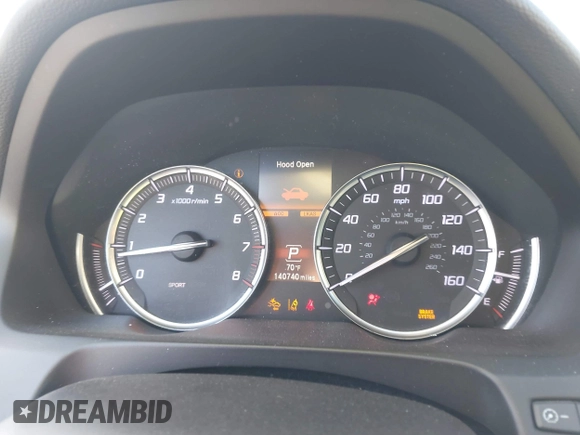 2020 Acura TLX with VIN 19UUB1F3XLA014040, listed as a IAAI auction lot 42385420 with 140,740 mi miles and . Bid and sale history available at DreamBid. Image 7.
