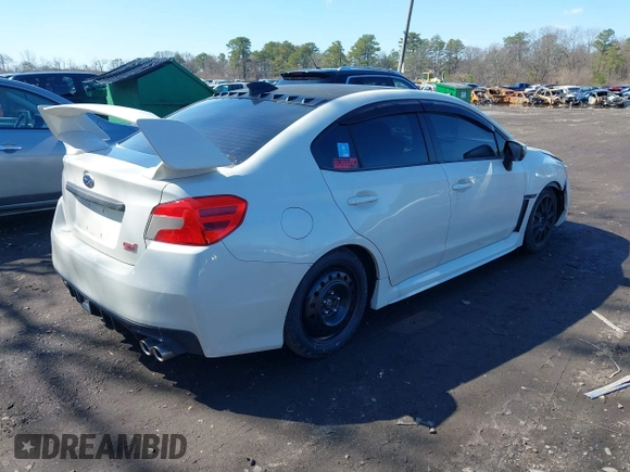 2017 Subaru WRX STI Limited with VIN JF1VA2Y66H9819390, listed as a IAAI auction lot 41827966 with 62,054 mi miles. Bid and sale history available at carsss.com. Image 4.