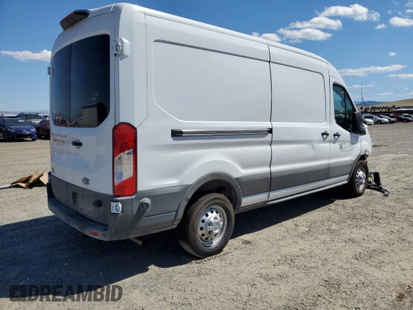 2024 Ford Transit Cargo with VIN 1FTBR2C81RKA19704, listed as a Copart auction lot 65252654 with Not provided miles and Salvage title. Bid and sale history available at DreamBid. Image 3.