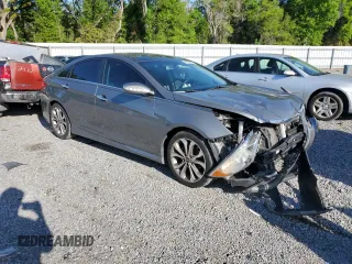 2014 Hyundai Sonata Limited with VIN 5NPEC4ABXEH813988, listed as a Copart auction lot 49189275 with 94,990 mi miles and Salvage Title. Bid and sale history available at DreamBid. Image 4.