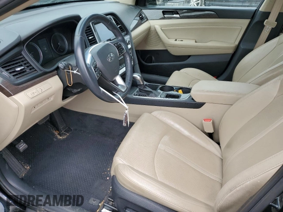 2018 Hyundai Sonata SEL with VIN 5NPE34AF5JH676066, listed as a Copart auction lot 52323454 with 77,222 mi miles and Salvage Title. Bid and sale history available at DreamBid. Image 7.