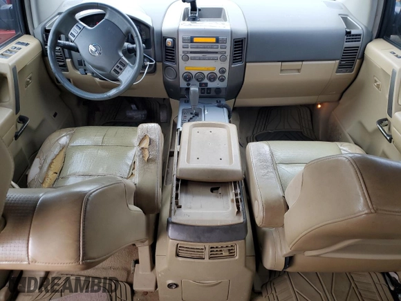 2006 Nissan Armada LE z VIN 5N1AA08A86N734102, wystawiony jako Copart lot #42944385 z przebiegiem 241 609 mil mil oraz Szkoda całkowita • Salvage title. Historia ofert i sprzedaży dostępna na DreamBid. Obrazek 8.