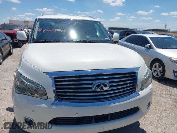 2014 Infiniti QX80 with VIN JN8AZ2NF6E9553827, listed as a IAAI auction lot 42228458 with 167,945 mi miles and . Bid and sale history available at DreamBid. Image 12.