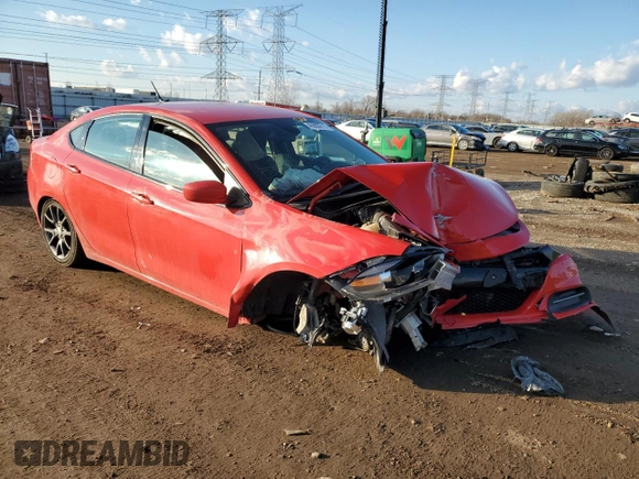 2016 Dodge Dart SE with VIN 1C3CDFAA4GD703989, listed as a Copart auction lot 46903015 with 165,134 mi miles and Salvage Title. Bid and sale history available at carsss.com. Image 4.