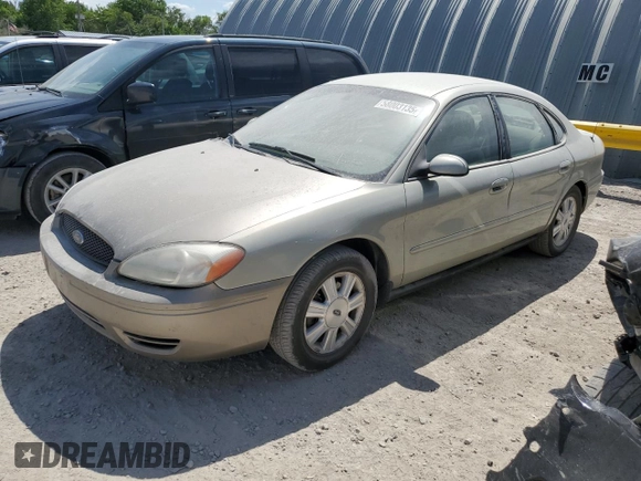 2007 Ford Taurus SEL with VIN 1FAFP56U97A177718, listed as a Copart auction lot 58003135 with 122,079 mi miles and Salvage title. Bid and sale history available at DreamBid. Image 1.