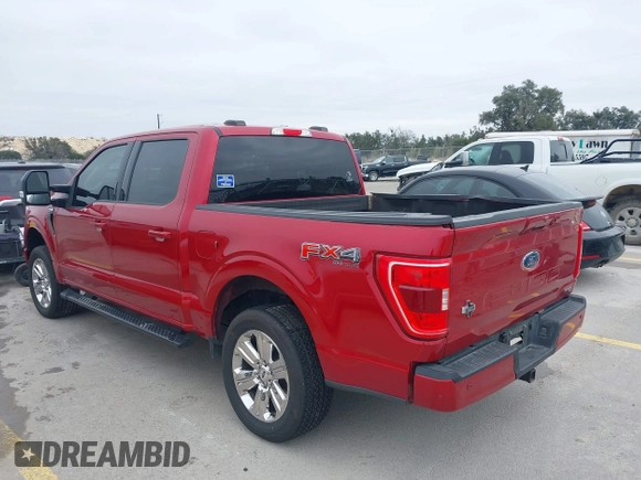 2022 Ford F-150 XL with VIN 1FTFW1E82NKD60945, listed as a IAAI auction lot 41599918 with 65,916 mi miles. Bid and sale history available at carsss.com. Image 3.