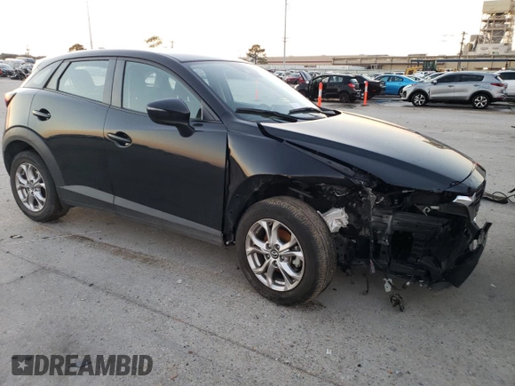 2020 Mazda CX-3 Sport with VIN JM1DKDB77L1473907, listed as a Copart auction lot 70646142 with 24,028 mi miles. Bid and sale history available at carsss.com. Image 4.