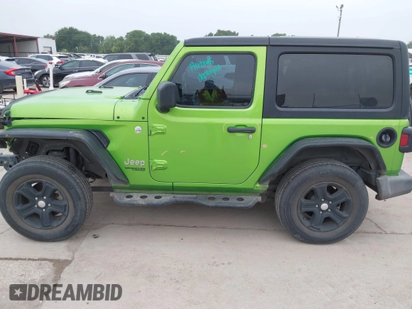 2020 Jeep Wrangler Sport S with VIN 1C4GJXAG1LW103235, listed as a IAAI auction lot 42126250 with 64,986 mi miles and . Bid and sale history available at DreamBid. Image 15.