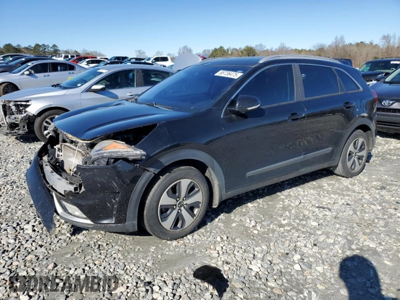 2018 Kia Niro EX with VIN KNDCC3LC0J5110546, listed as a Copart auction lot 88736475 with 125,510 mi miles and Salvage Title. Bid and sale history available at carsss.com. Image 1.