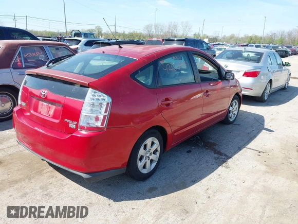 2007 Toyota Prius with VIN JTDKB20U877556365, listed as a IAAI auction lot 42108418 with 189,059 mi miles. Bid and sale history available at carsss.com. Image 4.