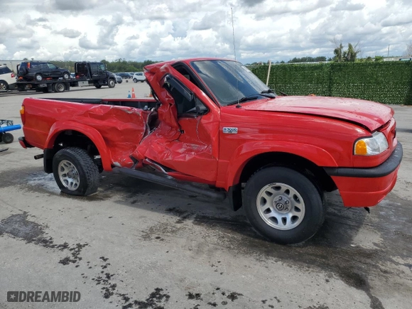 2001 Mazda B-Series 2WD Truck DS with VIN 4F4YR12U21TM27475, listed as a Copart auction lot 61369734 with 230,996 mi miles and Non Repairable. Bid and sale history available at carsss.com. Image 4.