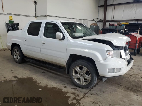 2012 Honda Ridgeline RTL with VIN 5FPYK1F59CB501178, listed as a Copart auction lot 60634535 with 165,766 mi miles and Salvage title. Bid and sale history available at DreamBid. Image 4.
