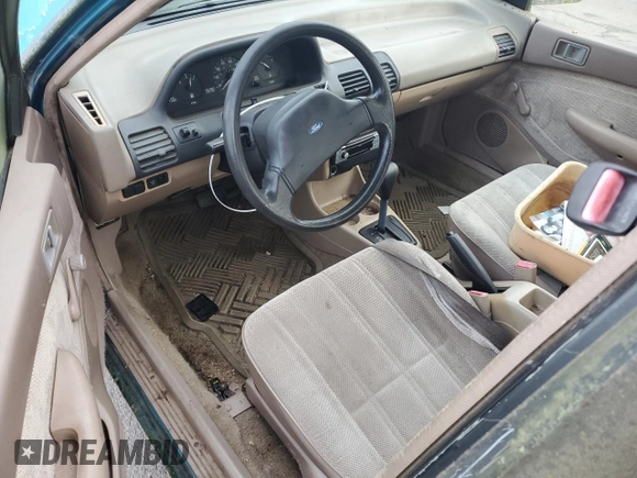 1993 Ford Escort with VIN 1FAPP14J4PW287522, listed as a Copart auction lot 47054555 with 547,514 mi miles and Salvage title. Bid and sale history available at DreamBid. Image 8.